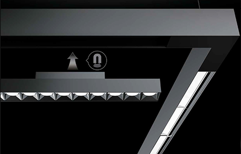Chain GCTL40 Track Lighting System Ceiling Mounted